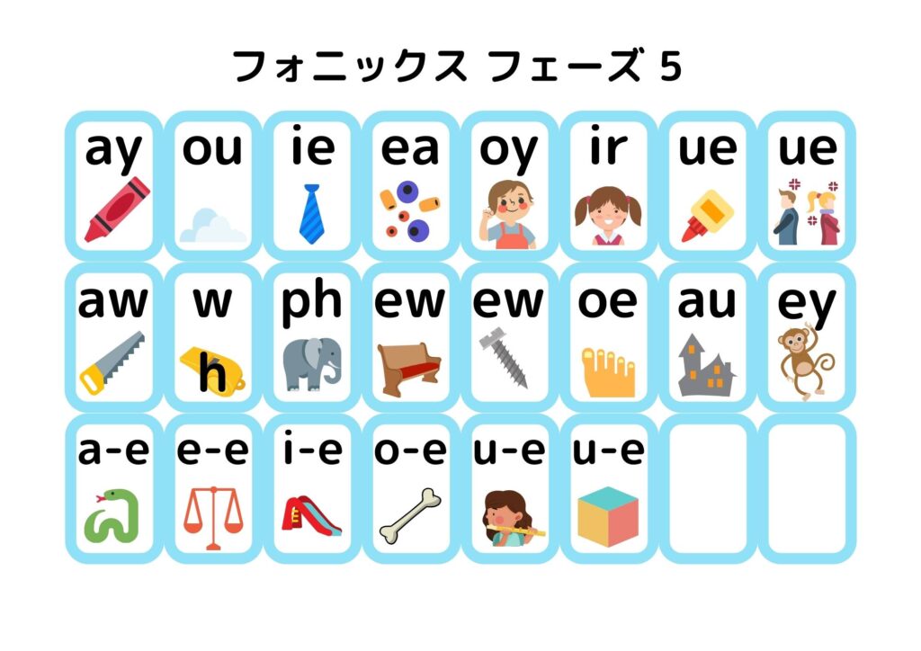 フォニックス表 無料ダウンロード